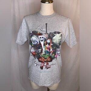 Womens disney park graphic t-shirt nightmare before Christmas seasons screamings